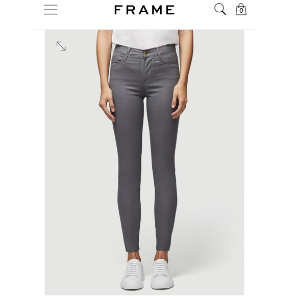 NWT Le High Skinny Coated (in smoke) - Picture 3 of 6